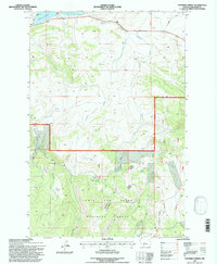 Download a high-resolution, GPS-compatible USGS topo map for Fourmile Spring, MT (1997 edition)