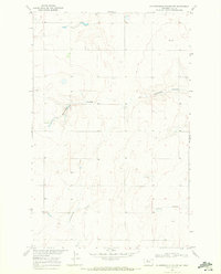Download a high-resolution, GPS-compatible USGS topo map for Fourteenmile Coulee NE, MT (1972 edition)