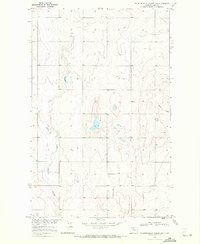 Download a high-resolution, GPS-compatible USGS topo map for Fourteenmile Coulee NW, MT (1972 edition)