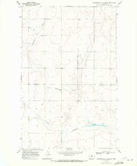 Download a high-resolution, GPS-compatible USGS topo map for Fourteenmile Coulee SE, MT (1972 edition)