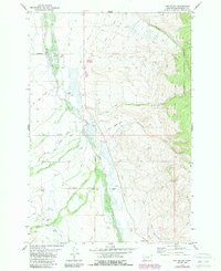 Download a high-resolution, GPS-compatible USGS topo map for Fox Gulch, MT (1989 edition)