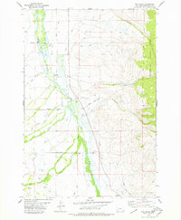 Download a high-resolution, GPS-compatible USGS topo map for Fox Gulch, MT (1979 edition)