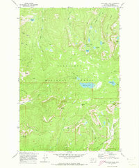 Download a high-resolution, GPS-compatible USGS topo map for Fred Burr Lake, MT (1973 edition)