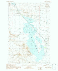 Download a high-resolution, GPS-compatible USGS topo map for Freezeout Lake, MT (1987 edition)