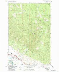 Download a high-resolution, GPS-compatible USGS topo map for Frenchtown, MT (1984 edition)