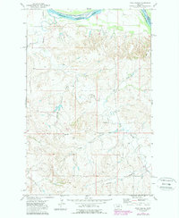 Download a high-resolution, GPS-compatible USGS topo map for Frog Coulee, MT (1989 edition)