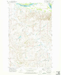 Download a high-resolution, GPS-compatible USGS topo map for Frog Coulee, MT (1975 edition)