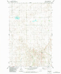 Download a high-resolution, GPS-compatible USGS topo map for Froid SE, MT (1984 edition)