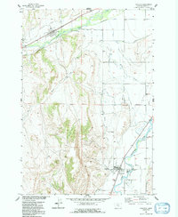 Download a high-resolution, GPS-compatible USGS topo map for Fromberg, MT (1992 edition)
