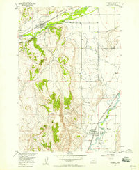 Download a high-resolution, GPS-compatible USGS topo map for Fromberg, MT (1958 edition)