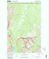 Download a high-resolution, GPS-compatible USGS topo map for Gable Mountain, MT (1986 edition)