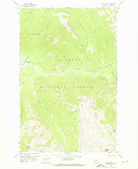 Download a high-resolution, GPS-compatible USGS topo map for Gable Peaks, MT (1975 edition)