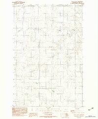 Download a high-resolution, GPS-compatible USGS topo map for Gady Coulee, MT (1983 edition)