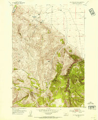preview thumbnail of historical topo map of Beaverhead County, MT in 1952
