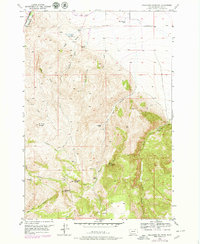 preview thumbnail of historical topo map of Beaverhead County, MT in 1963