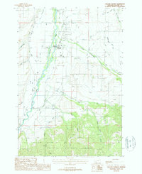 Download a high-resolution, GPS-compatible USGS topo map for Gallatin Gateway, MT (1988 edition)