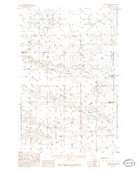 Download a high-resolution, GPS-compatible USGS topo map for Gallup City, MT (1986 edition)