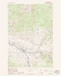 Download a high-resolution, GPS-compatible USGS topo map for Gardiner, MT (1986 edition)