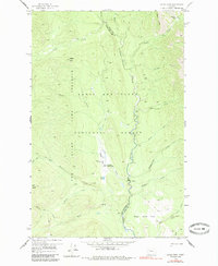 Download a high-resolution, GPS-compatible USGS topo map for Gates Park, MT (1985 edition)