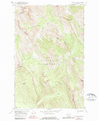 Download a high-resolution, GPS-compatible USGS topo map for Gateway Pass, MT (1987 edition)