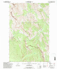 Download a high-resolution, GPS-compatible USGS topo map for Gateway Pass, MT (1997 edition)