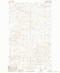 Download a high-resolution, GPS-compatible USGS topo map for Gay Dam, MT (1984 edition)