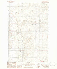 Download a high-resolution, GPS-compatible USGS topo map for Geddart Lake, MT (1985 edition)