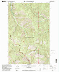 Download a high-resolution, GPS-compatible USGS topo map for Gem Peak, MT (2000 edition)