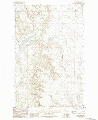 Download a high-resolution, GPS-compatible USGS topo map for Genevieve, MT (1984 edition)