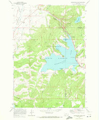 Download a high-resolution, GPS-compatible USGS topo map for Georgetown Lake, MT (1973 edition)