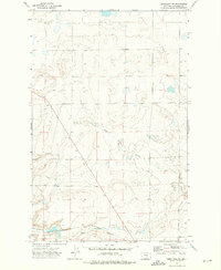 Download a high-resolution, GPS-compatible USGS topo map for Geraldine NE, MT (1976 edition)