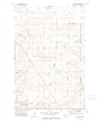 Download a high-resolution, GPS-compatible USGS topo map for Geraldine NE, MT (1976 edition)