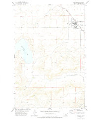 Download a high-resolution, GPS-compatible USGS topo map for Geraldine, MT (1979 edition)