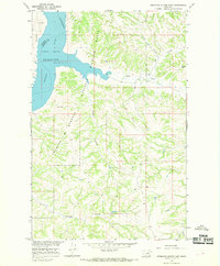 Download a high-resolution, GPS-compatible USGS topo map for Germaine Coulee East, MT (1968 edition)