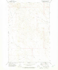 Download a high-resolution, GPS-compatible USGS topo map for Gilbert Creek SE, MT (1975 edition)