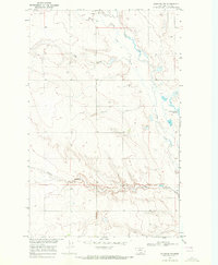 Download a high-resolution, GPS-compatible USGS topo map for Gildford NW, MT (1972 edition)