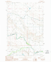 Download a high-resolution, GPS-compatible USGS topo map for Gilman, MT (1987 edition)