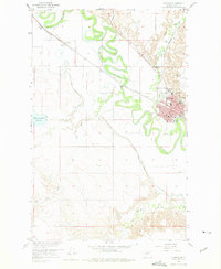 Download a high-resolution, GPS-compatible USGS topo map for Glasgow, MT (1975 edition)