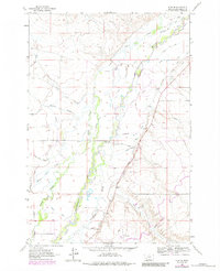 Download a high-resolution, GPS-compatible USGS topo map for Glen SE, MT (1984 edition)