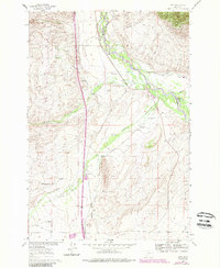 Download a high-resolution, GPS-compatible USGS topo map for Glen, MT (1989 edition)