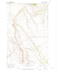 Download a high-resolution, GPS-compatible USGS topo map for Glengarry, MT (1973 edition)