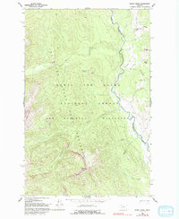 Download a high-resolution, GPS-compatible USGS topo map for Glenn Creek, MT (1993 edition)