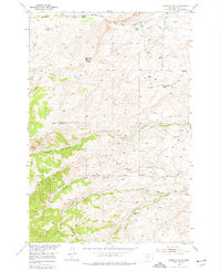 Download a high-resolution, GPS-compatible USGS topo map for Gobblers Knob, MT (1977 edition)