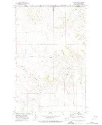 Download a high-resolution, GPS-compatible USGS topo map for Goodale Coulee, MT (1976 edition)