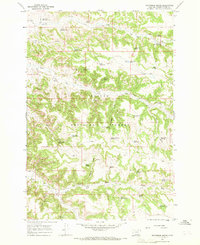 Download a high-resolution, GPS-compatible USGS topo map for Goodspeed Butte, MT (1969 edition)