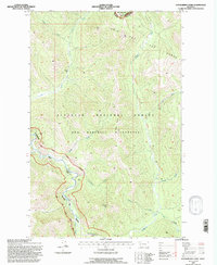 Download a high-resolution, GPS-compatible USGS topo map for Gooseberry Park, MT (1997 edition)