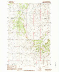 Download a high-resolution, GPS-compatible USGS topo map for Gougley Creek, MT (1985 edition)