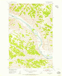 Download a high-resolution, GPS-compatible USGS topo map for Grand Island, MT (1956 edition)
