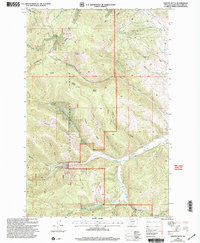 preview thumbnail of historical topo map of Lewis and Clark County, MT in 2001