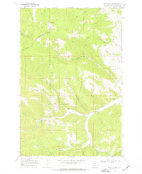Download a high-resolution, GPS-compatible USGS topo map for Granite Butte, MT (1972 edition)